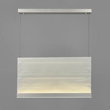 Подвесная LED люстра с белым текстильным корпусом 42х70 см 4000K MJ444-700*400 WT+WT MJ444-700*400 WT+WT фото