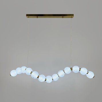 Світлодіодний світильник PEARLIES із прозорими рельєфними кульками MJ345-1000L AB MJ345-1000L AB фото