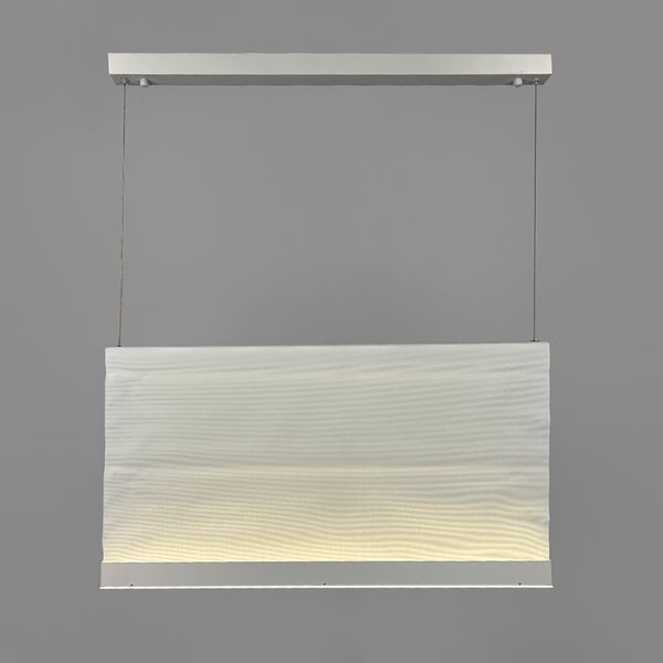 Подвесная LED люстра с белым текстильным корпусом 42х70 см 4000K MJ444-700*400 WT+WT MJ444-700*400 WT+WT фото