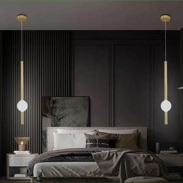 Led світильник латунний у вертикальній формі 60 см на 3 режими YG517B/600 VL AB YG517B/600 VL AB фото