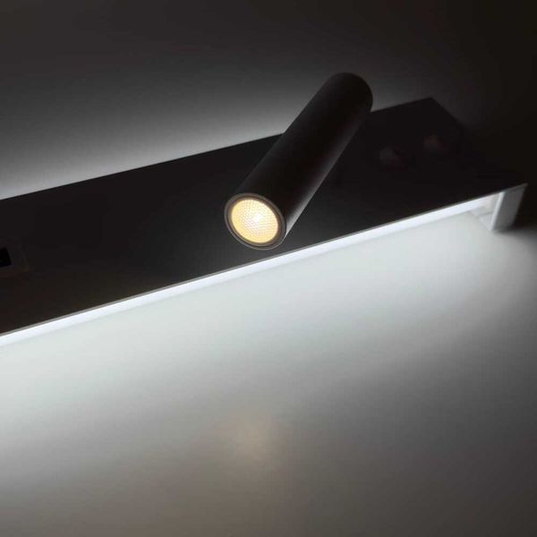 Настінний світильник LED бра чорне BITRIX-W USB+TYPE-C 15W 553105 фото