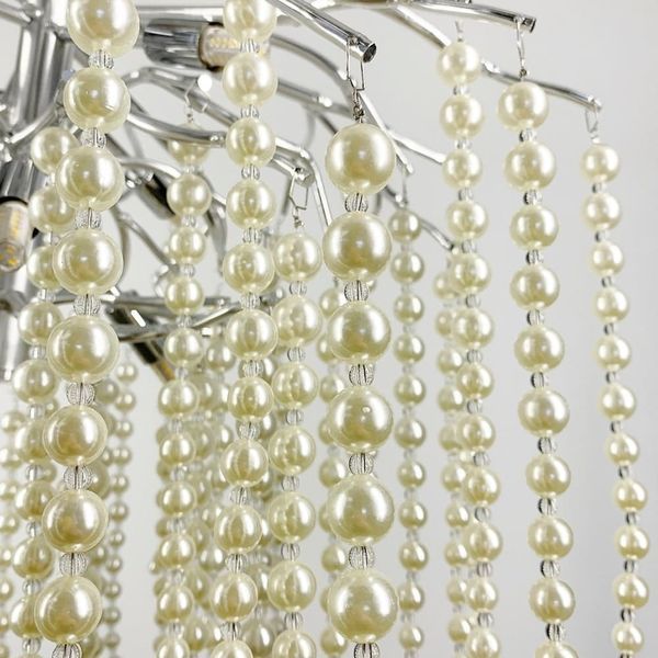 Очаровательная люстра в хроме Pearl selection &Oslash; 60 см 723D-600 CH+WT 723D-600 CH+WT фото