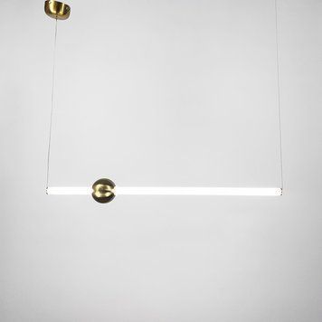 Led світильник Tube&Ball із латунною кулькою у двох формах MD7044-900 HA/VA MD7044-900 HA/VA фото