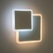 Настінний світильник LED бра біле з режимами освітлення GEOMETRIA SQUARE 12W S185 WHITE GEOMETRIA SQUARE 12W S185 WHITE фото 1