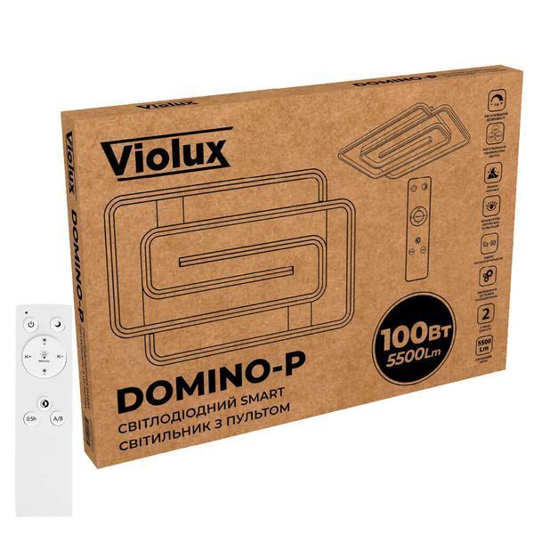 Люстра LED Smart DOMINO-P VIOLUX прямоугольник 100W 220575 фото