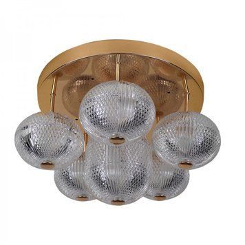 Люстра LED стельова золота AL6186-1ARD GATSBY 22Вт 4000K 8124 фото
