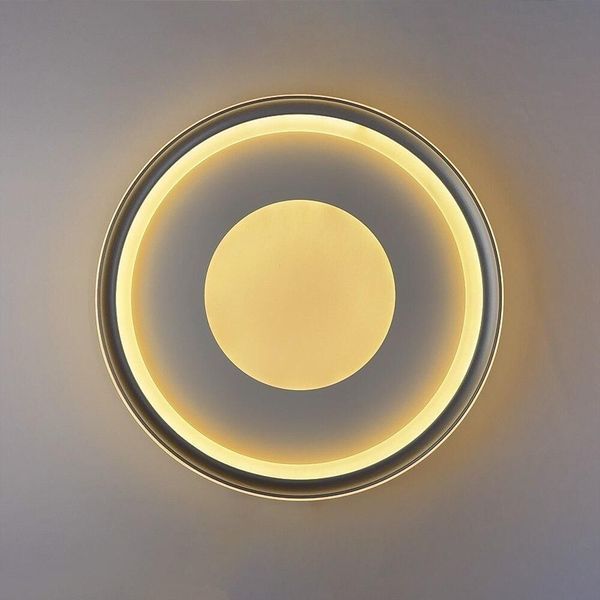 Люстра LED мінімалістична кругла біло-сіра з пультом LAKE 100W R500 WHITE/GRAY LAKE 100W R500 фото