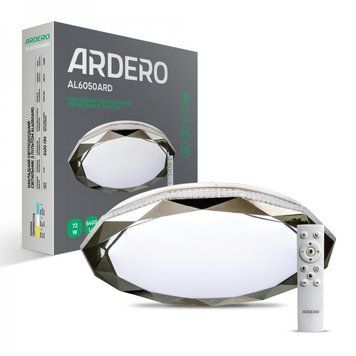 Люстра LED минималистическая круглая потолочная белая с пультом AL6050ARD LEGEND 72Вт 7874 фото