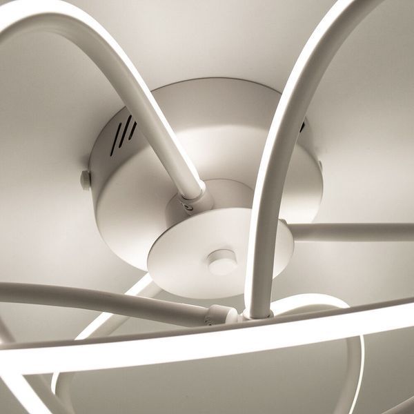 Люстра LED современная  белая LIANA MONO 60W R490 4000K WHITE/OPAL  LIANA MONO 60W R490 4000K WHITE/OPAL фото
