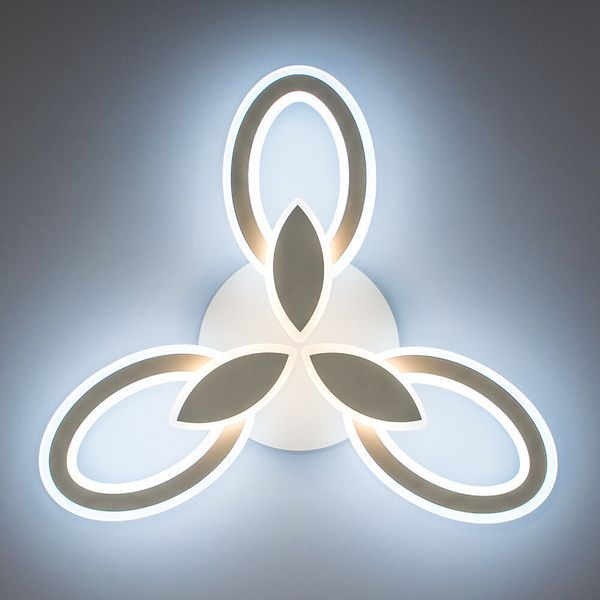 Люстра LED современная белая AURORA DOUBLE 60W 3F WHITE AURORA DOUBLE 60W 3F WHITE фото