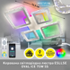 Люстра Smart OVAL ICE RGB 5S WH 75 Вт 10303 фото 1
