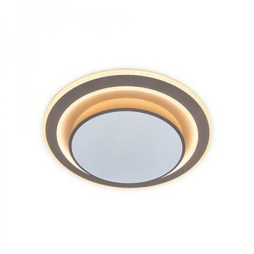 Люстра LED мінімалістична кругла стельова біла з пультом AL6410ARD PEARL R 70Вт 8094 фото