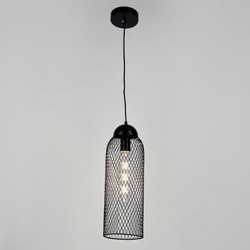 Подвесной черный светильник Tori &Oslash; 15х45 см J069 BK+BK J069 BK+BK фото