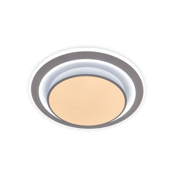 Люстра LED мінімалістична кругла стельова біла з пультом AL6410ARD PEARL R 70Вт 8094 фото