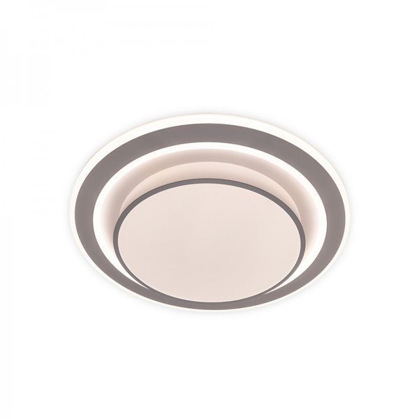 Люстра LED мінімалістична кругла стельова біла з пультом AL6410ARD PEARL R 70Вт 8094 фото
