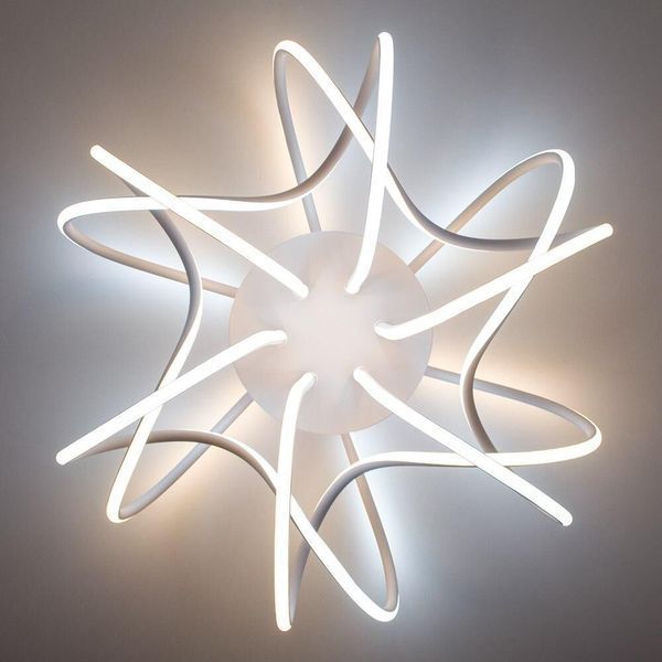 Люстра LED современная  белая с пультом LIANA MUSE 80W R470 WHITE/OPAL  LIANA MUSE 80W R470 WHITE/OPAL фото