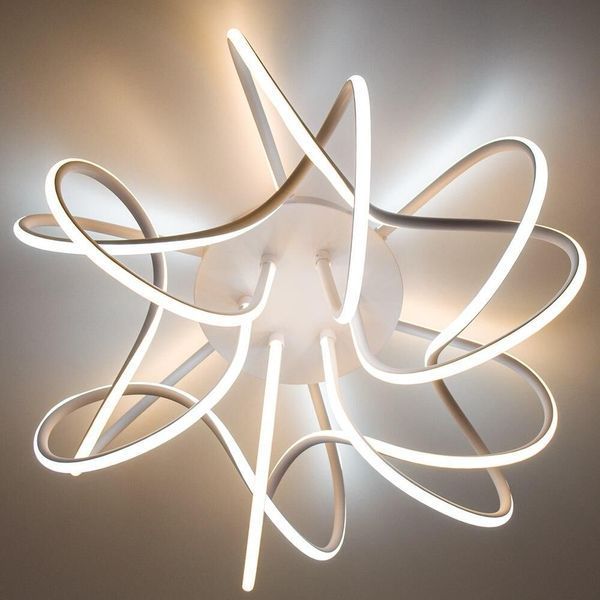 Люстра LED современная  белая с пультом LIANA MUSE 80W R470 WHITE/OPAL  LIANA MUSE 80W R470 WHITE/OPAL фото
