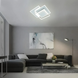 Люстра LED квадратна VEGA TRIPLE 3S біла 70 Вт 10110-1 фото 6
