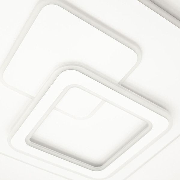 Люстра LED мінімалістична квадратна біла ISLAND 70W S460 ON/OFF WHITE ISLAND 70W S460  фото