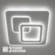 Люстра LED мінімалістична квадратна біла ISLAND 70W S460 ON/OFF WHITE ISLAND 70W S460  фото 1