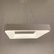 Подвесная LED люстра квадратная в белом корпусе и современном дизайне Solvent 1903 SQ-480*480 P WT 1903 SQ-480*480 P WT фото 4