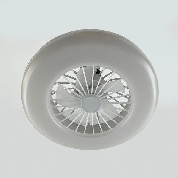 Люстра LED минималистичная круглая белая  с вентелятором FAN LAMP 24W+4W E27 R ON/OFF 4000K FAN LAMP 24W+4W E27 R ON/OFF 4000K фото
