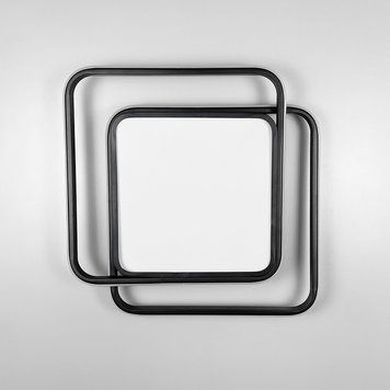 Люстра светодиодная LED минималистичная в черном корпусе квадратная C032-500*500 C032-500*500 фото