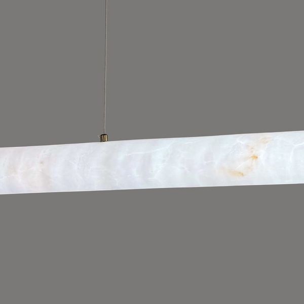 Подвесная удлиненная люстра с эффектом мрамора в корпусе 150 см MJ383-L1500 MJ383-L1500 фото