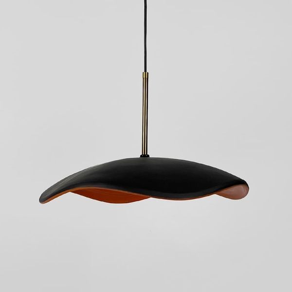 Подвесной светильник-цветок в черно-оранжевом корпусе SGA31-280 Black+Red SGA31-280 Black+Red фото