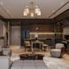 Потолочная современная люстра зололая с плафонами под лампу BL1150-2 OLIVIA 8383 фото 2