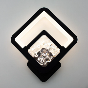 Настенный светильник LED бра черный с режимами освещения TETRA ICE 13 Вт S 10582 фото