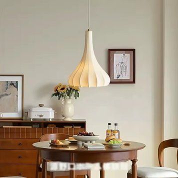 Светильник с белым цветовидным абажуром &Oslash;35х45 см PLP14-350*450 PLP14-350*450 фото