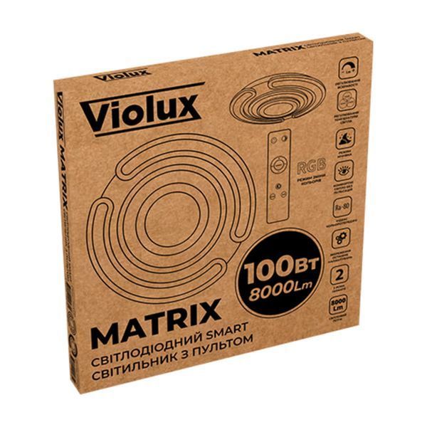 Люстра LED  smart MATRIX VIOLUX круг 100W  220485 фото