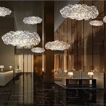 Декоративная люстра-облачка LED CLOUD в белом корпусе 60х37 см MJ83-600 WT MJ83-600 WT фото