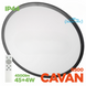 Люстра светодиодная LED минималистичная круглая черная с пультом CAVAN R 500 45+4W RGB Backlight 00000111397 фото 1