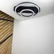 Люстра LED smart KENZO-R+пульт 85W круг чорний  220665 фото 1