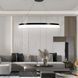 Сучасна LED люстра у чорному каркасі &Oslash; 80 см M2702-800 BK M2702-800 BK фото 1