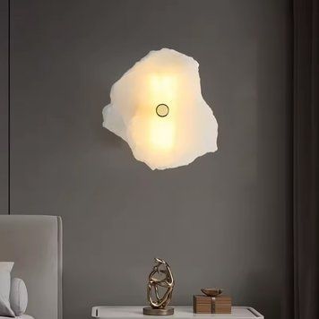 Бра с мраморной пластиной в латунном каркасе 20х15 см W52G/1 W52G/1 фото