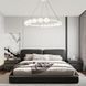 Біла люстра Nordic Pearl з плафонами-перлинками &Oslash; 80 см SG33-800 WT SG33-800 WT фото 1