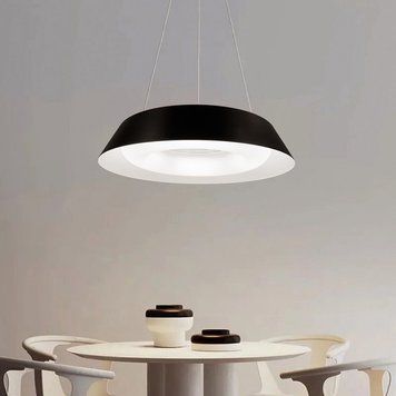 LED світильник підвісний круглий у чорному корпусі 12104 P-500 P BK 12104 P-500 P BK фото