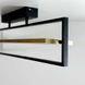 Люстра LED smart PRADA VIOLUX прямоугольник черно-золотой 60W 220725 фото 2