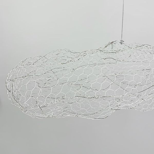Декоративна люстра-хмаринка LED CLOUD у білому корпусі 100х50 см MJ83-1000 WT MJ83-1000 WT фото