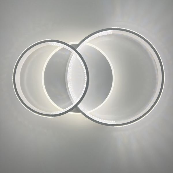 Люстра LED  современная круглая белая с пультом AKRILIKA ROUND 80W 3R WHITE/CLEAR  AKRILIKA ROUND 80W 3R WHITE/CLEAR  фото
