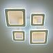 Люстра LED минималистичная квадратная белая с пультом OVAL DOUBLE RGB 104+20W 5S WHITE/CLEAR OVAL DOUBLE RGB 104+20W 5S WHITE/CLEAR фото 8